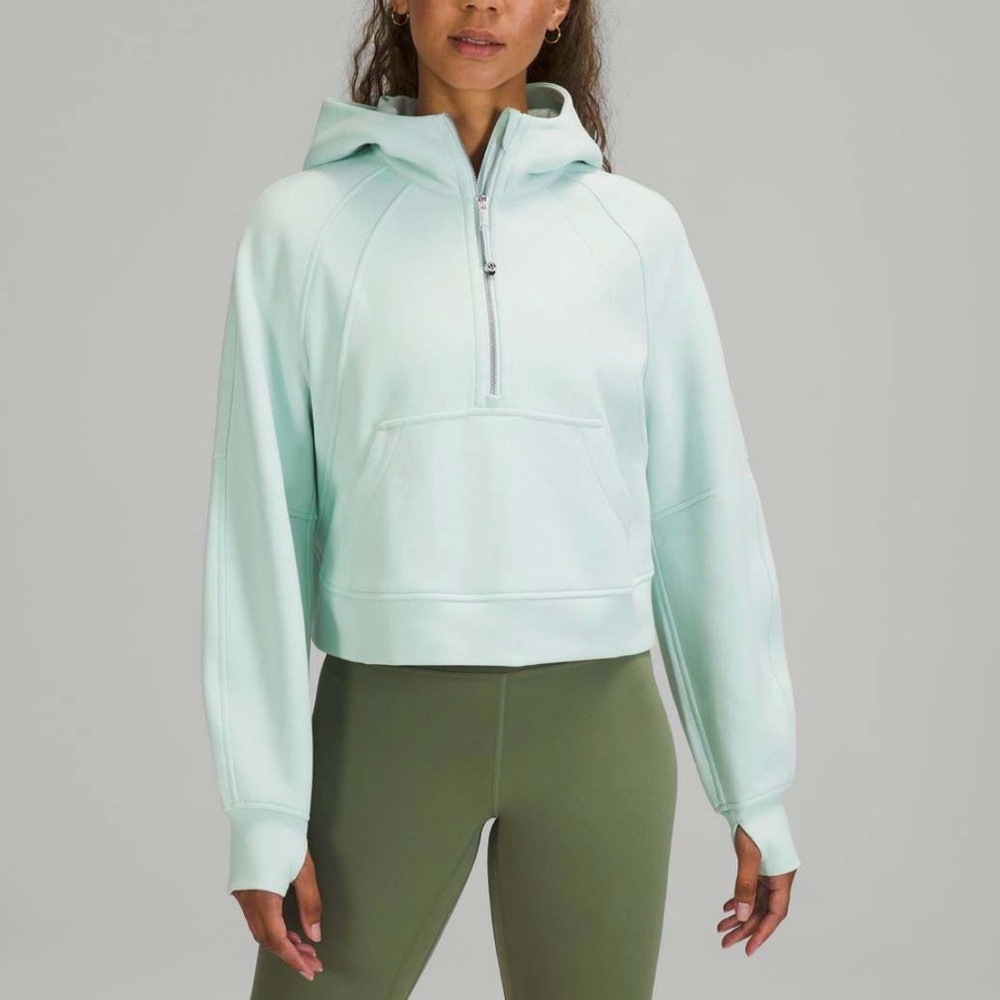 Lululemon Ideal Mint Scuba Oversized Full Zip Hoodie M/L